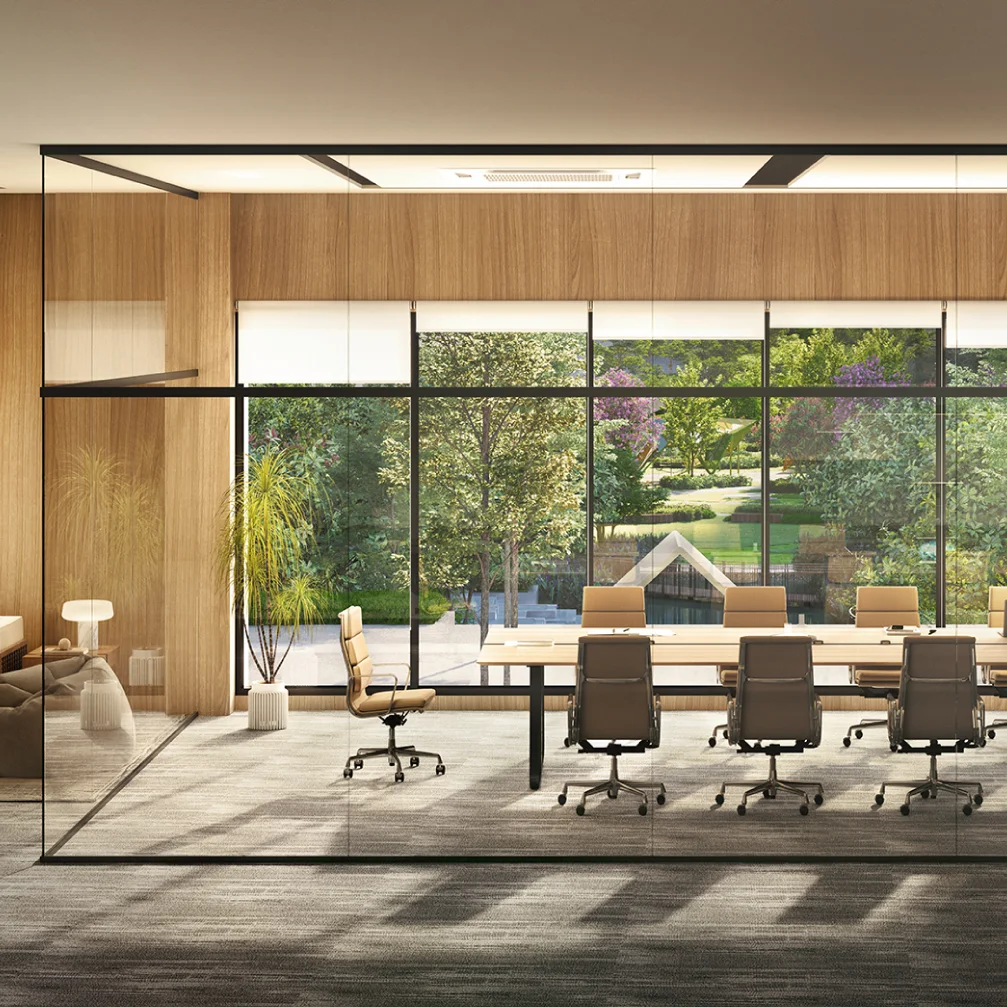 Five floors at work — artist's impression